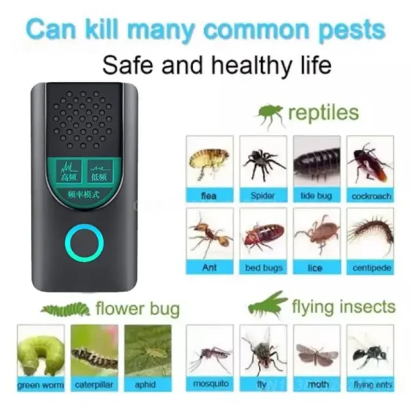 Electronic Rodent Killer Keep Animals Away High-power Mosquito Control Device For Outdoor Rodents Mouse Rats Mice Repellent - Image 2